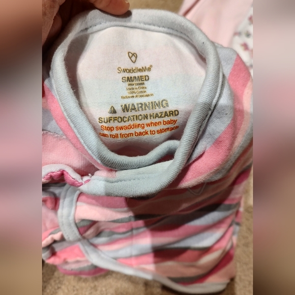 SwaddleMe Sleep Swaddles Baby Girl Sm/Md - Picture 2 of 2